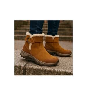 Easy Spirit SE Elk Medium Brown Ankle Boots Women’s Size 8.5M New